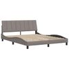 vidaXL Bedframe zonder matras "Hanko" stof taupe 160x200 cm