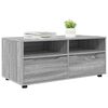vidaXL TV-kast met lade Grijs Sonoma 100 x 48 x 43 cm Bewerkt hout