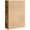 vidaXL Boekenkast 80x30x114 cm bewerkt hout gerookt eikenkleurig