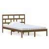 vidaXL Bedframe massief grenenhout honingbruin 120x200 cm