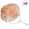 vidaXL Zoutlik Stenen 8 st Roze Steenzout