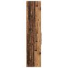 vidaXL Highboard met lade Oud Hout 45 x 42,5 x 185 cm Bewerkt hout
