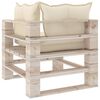 vidaXL 5-delige Loungeset met kussens pallet grenenhout