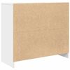 vidaXL Dressoir 85x34x76 cm bewerkt hout wit