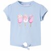 vidaXL Kindershirt 128 blauw