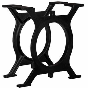 vidaXL Salontafelpoten 2 st O-frame gietijzer