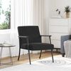 vidaXL Fauteuil Zwart 59 x 75 x 78 cm Fluweel