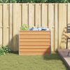 vidaXL Verhoogde plantenbak Licht Bruin 100 x 40 x 77 cm