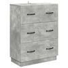 vidaXL Ladenkast Betongrijs 66 x 34,5 x 87 cm Bewerkt hout