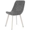 vidaXL Eetkamerstoelen 2 st kunstleer zwart
