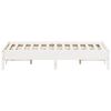 vidaXL Bedframe zonder matras massief grenenhout wit 140x190 cm