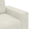 vidaXL Sofastoel Cr&egrave;me 100x78x80 cm Fluweel