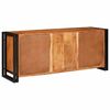 vidaXL TV-kast met plank Bruin 120 x 33 x 50 cm Massief acaciahout