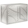 vidaXL Airconditioner hoes zilver 100 x 50 x 70 cm Roestvrij staal
