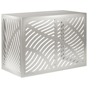 vidaXL Airconditioner hoes zilver 100 x 50 x 70 cm Roestvrij staal