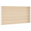vidaXL Houten verzamelvitrine met 6 planken 100x9x55 cm