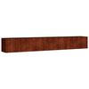 vidaXL Plantenbak verhoogd 280x40x40 cm cortenstaal