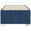 vidaXL Bedframe zonder matras 90x200 cm stof blauw