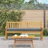 vidaXL Pallet Kussen Set 2 pcs Antraciet 200 x 40 x 8 cm Oxford stof