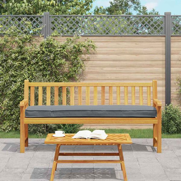 vidaXL Pallet Kussen Set 2 pcs Antraciet 200 x 40 x 8 cm Oxford stof