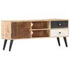 vidaXL Tv-meubel 115x30x47 cm massief mangohout