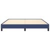 vidaXL Bedframe zonder matras stof blauw 160x200 cm