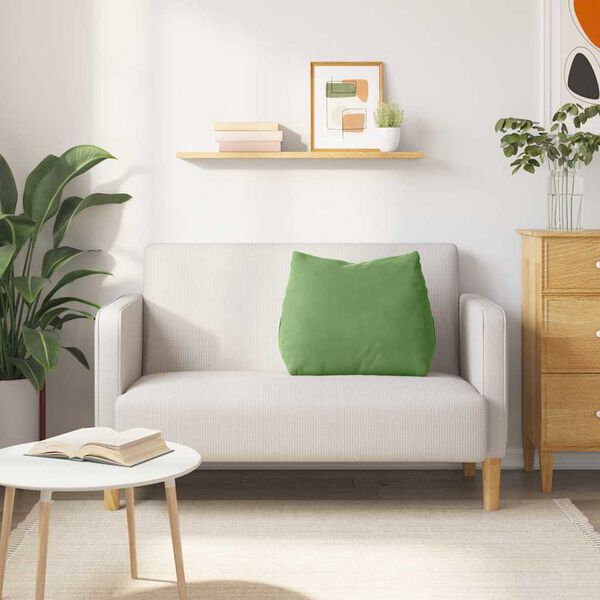 vidaXL Rugkussen Lichtgroen 60 x 20 x 50 cm Cordstof