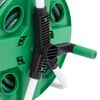 vidaXL Slanghaspel met slangkoppelset 0,5" 30 m vrijstaand PVC groen