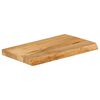 vidaXL Tafelblad met natuurlijke rand 40x20x2,5 cm massief mangohout