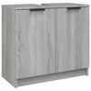 vidaXL Badkamerkast 64,5x33,5x59 cm bewerkt hout grijs sonoma eiken