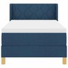 vidaXL Boxspringbed met matras Blauw 200 x 100 cm Polyester