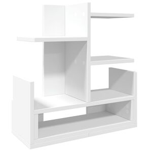 vidaXL Bureau organiser 49x20x52,5 cm bewerkt hout wit