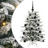 vidaXL Kunstmatige Inklapbare Kerstboom Wit 120 cm PE en PVC