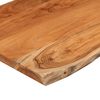 vidaXL Tafelblad rechthoekig natuurlijke rand 60x40x2,5 cm acaciahout