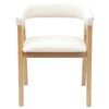 vidaXL Eettafelstoelen 2 pcs Naturel 54 x 57 x 73 cm