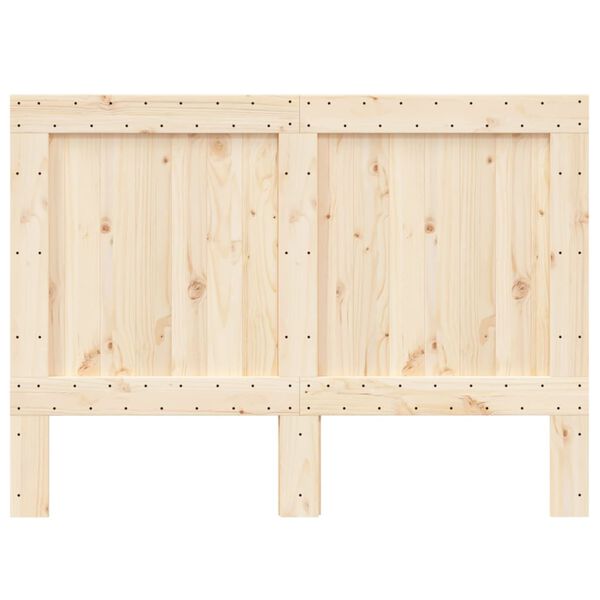 vidaXL Hoofdbord 140x104 cm massief grenenhout