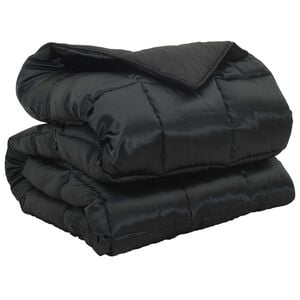 vidaXL Winter Dekbed 135 x 200 cm 450 gsm Zwart