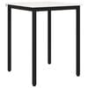 vidaXL Eettafel Wit 60 x 60 x 75 cm Massief grenenhout
