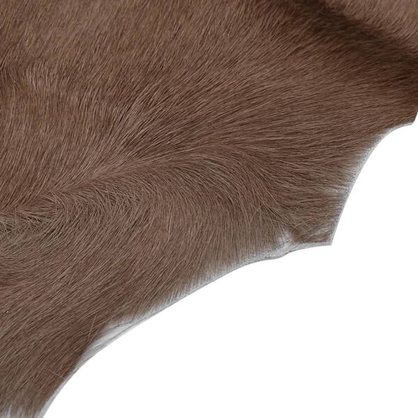 vidaXL Geitenhuid 60x100 cm gemengd bruin en wit