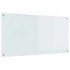 vidaXL Keukenachterwand Wit 120 x 60 cm gehard glas