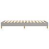 vidaXL Boxspring bed 90x200 cm stof lichtgrijs