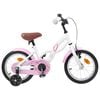 vidaXL Kinderfiets 12 Inch voor 2-4 jaar oud Wit