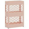 vidaXL Regen paraplu standaard Roze 28 x 12 x 41 cm Staal