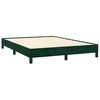 vidaXL Bedframe zonder matras 140x200 cm fluweel donkergroen
