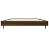 vidaXL Bedframe zonder matras bewerkt hout bruin eikenkleur 90x200 cm