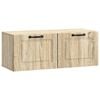 vidaXL Wandbeugel TV-kast Sonoma Eiken 78,5 x 31 x 30 cm Bewerkt hout
