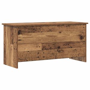 vidaXL Opbergkist met opslag Oud hout 100 x 40 x 50 cm Bewerkt hout