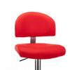 vidaXL Barstoelen 2 st kunstleer rood