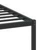 vidaXL Bedframe zonder matras bewerkt hout bruin eikenkleur 75x190 cm
