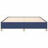 vidaXL Bedframe zonder matras stof blauw 180x200 cm